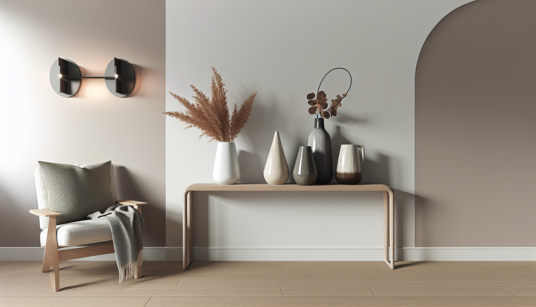 How to Style Vases for a Modern American Home Decor Look