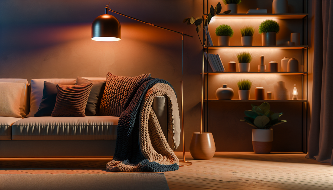 Cozy Up Your Space with Stylish Lights and Soft Throws