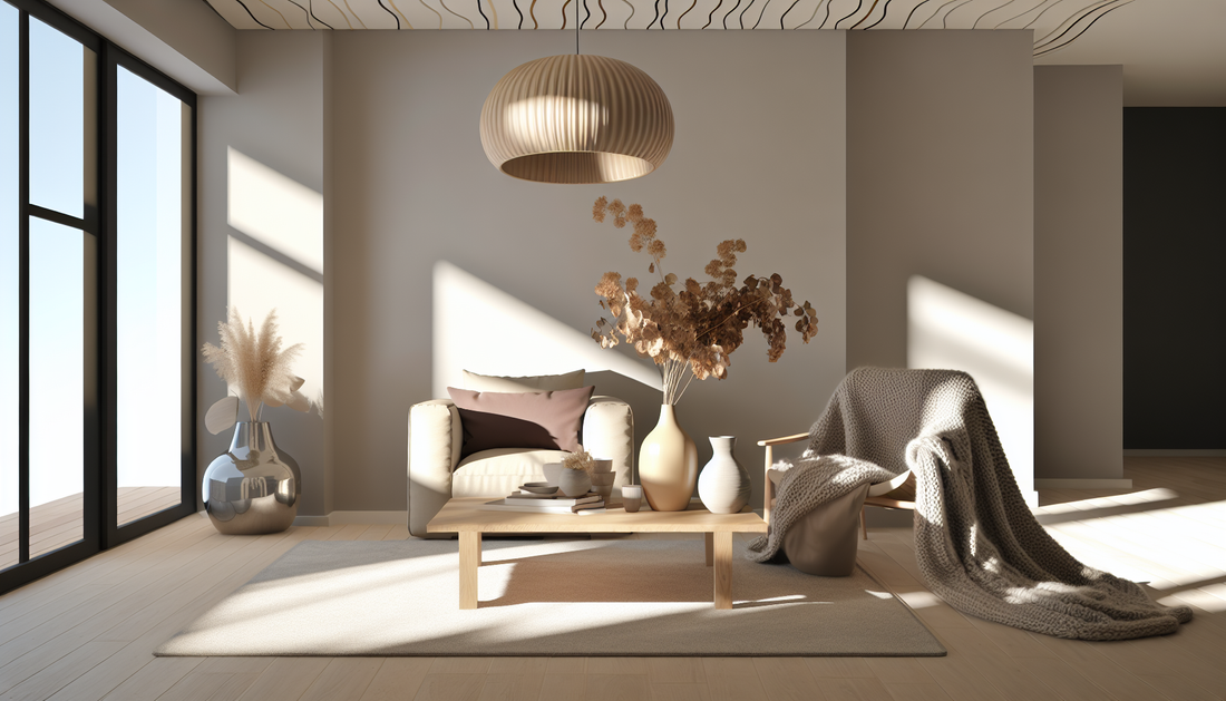 Brightening Your Home: Cozy Throws, Elegant Vases, and Ambient Lighting