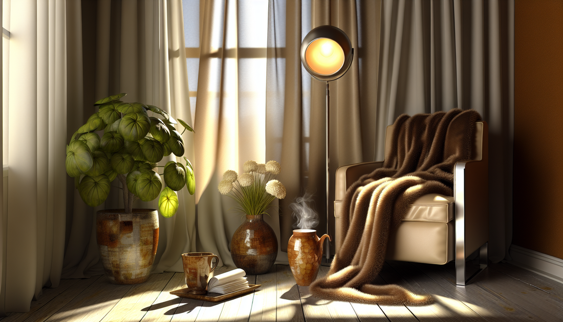 Cozy Up Your Space with Stylish Lighting and Soft Throws