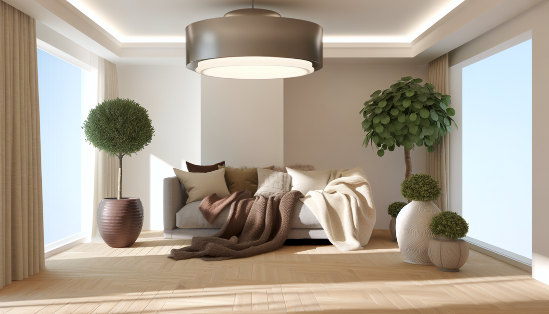 Cozy Up Your Space with Chic Throws and Modern Lighting