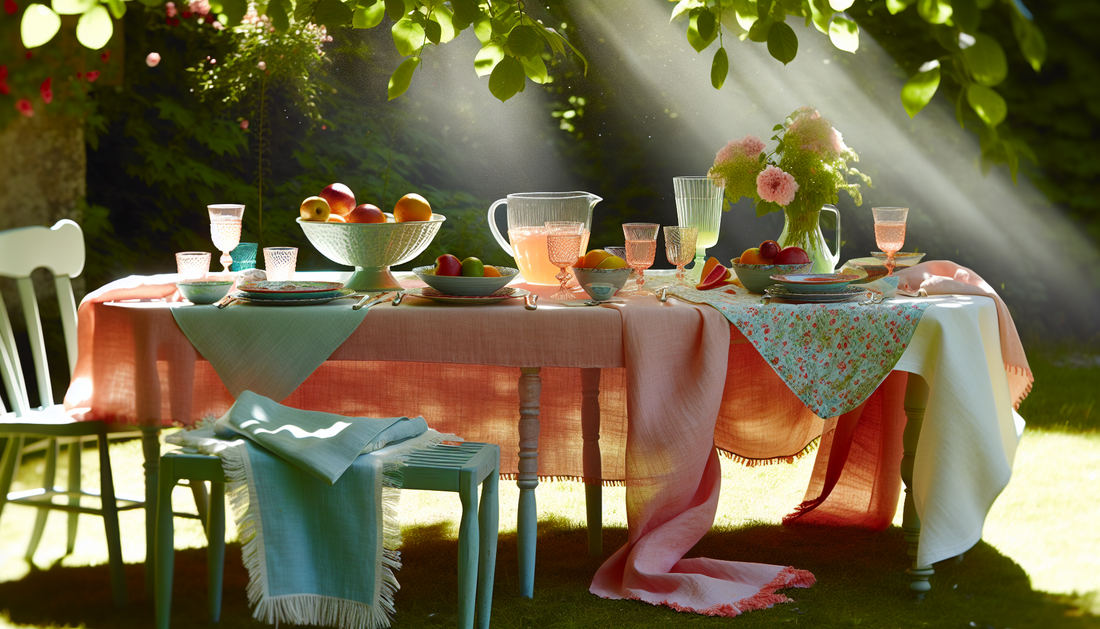Top Kitchen & Table Linens to Elevate Your Summer Dining Decor