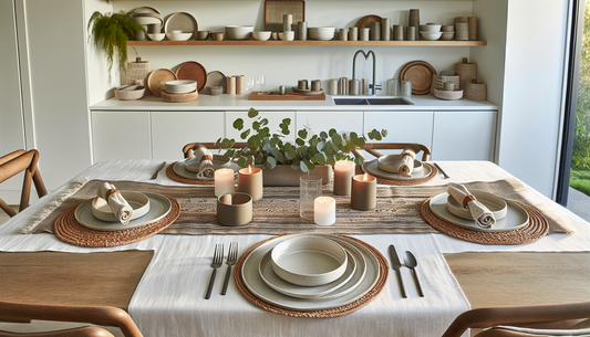How to Style Your Dining Table with Modern Kitchen Linens