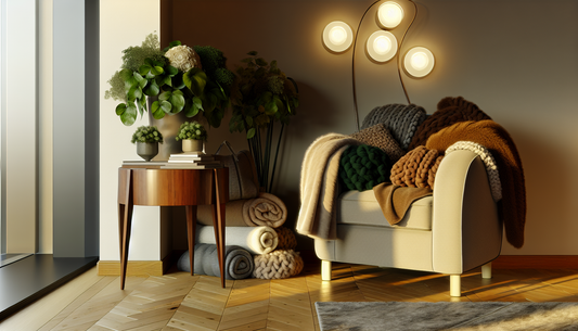 Cozy Up Your Space with Stylish Lights and Soft Throws