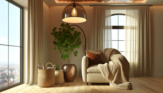 Cozy Up Your Space with Soft Throws and Ambient Lights
