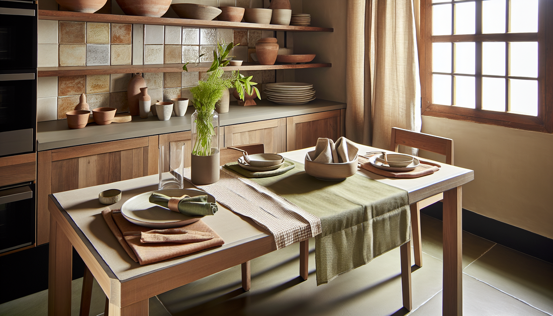 How to Style Your Kitchen with Trendy Table Linens in 2024