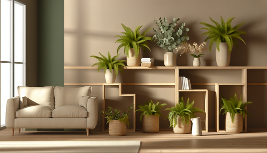Cozy Up Your Home with Artificial Plants, Throws, and Wall Lights