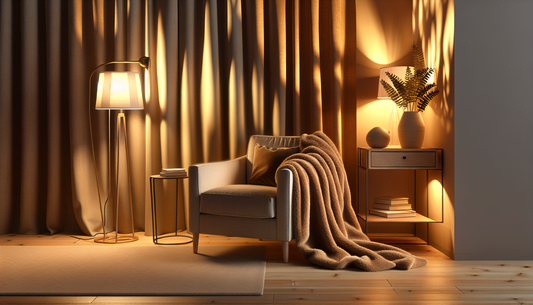 Cozy Up Your Space with Soft Throws and Ambient Lights