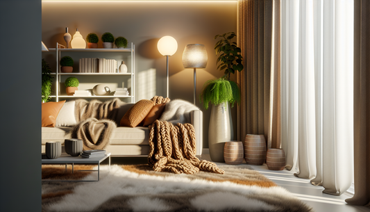 Cozy Up Your Space with Stylish Lights and Soft Throws