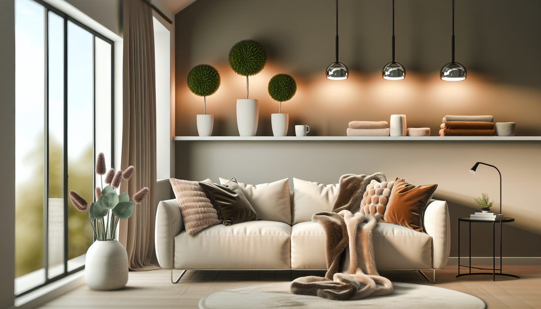Brighten Your Home with Cozy Throws and Stylish Lighting