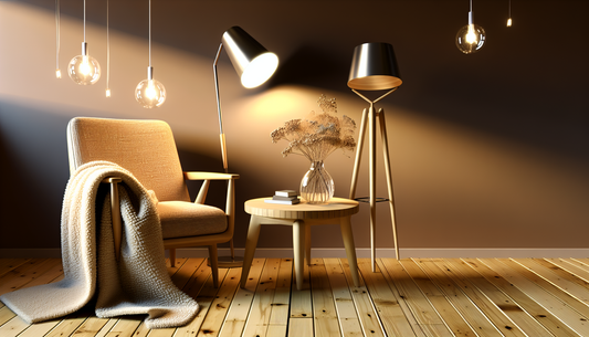Cozy Home Glow Ideas with Throws Vases and Lights
