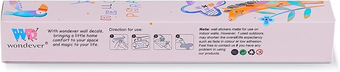 wondever Large Rainbow Wall Decals Colorful Boho Flower Peel and Stick Wall Art Stickers for Girls Bedroom Kids Room Baby Nursery