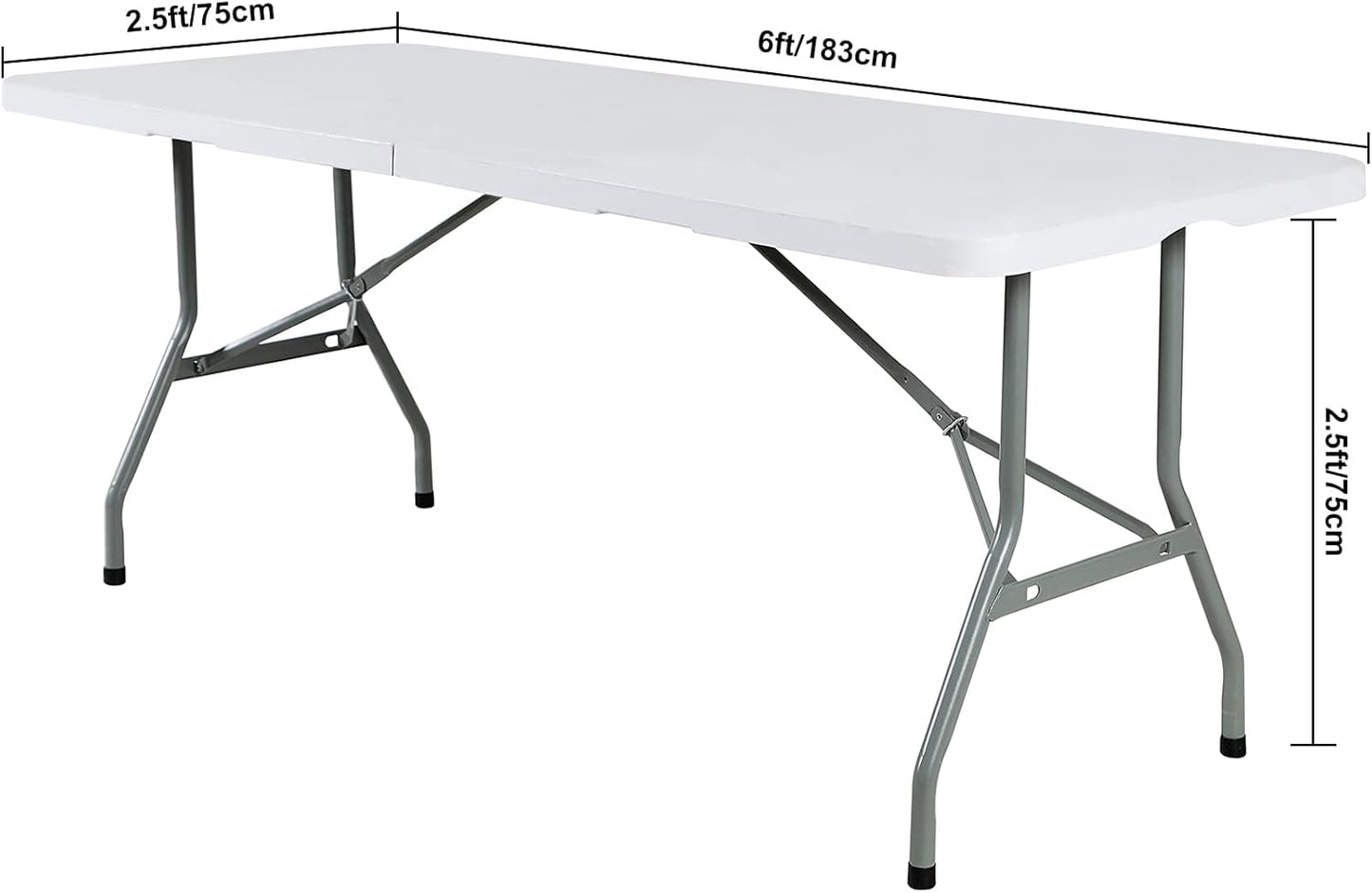 Spandex 6ft Waterproof Table Cover for Party,Wedding, Banquet, and Events(Royal Blue)