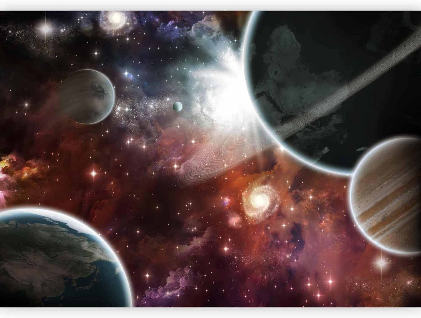 artgeist Premium Wall Mural Cosmos Galaxy 118x83 in - XXL Non-Woven Wallpaper Fleece Wall Decor Photo Print Picture Image Design Home 10110905-32