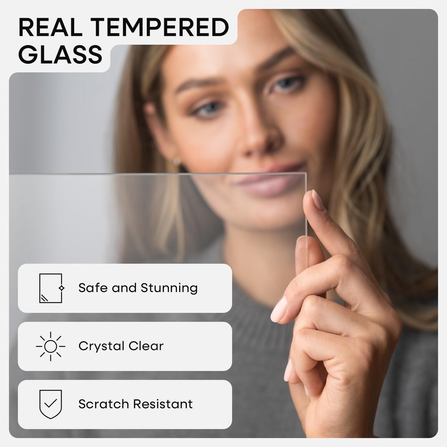 Homeforia Black Picture Frame 8.5 x 11, High End Metal 8.5x11 Poster Frames with Mat 6x8 Photo, 8.5 x 11 Frame Matted to 6 by 8 Art, 8.5by11 Wall or Tabletop Frames, Tempered Glass, Wall Kit, Set of 1