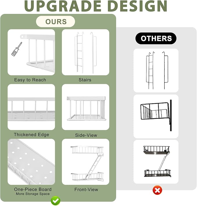 Fire Escape Wall Shelf White - Modern New York City Wall Decorative Display Ladder Floating Shelves for Bedroom, Home Décor, Action Figure Display (2.5-Tier)