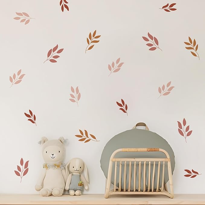 QUCHENG Boho Wall Stickers Girls Bedroom Removable Wall Decals Nursery Kids Room Decor Vinyl Murals DIY Cute Decorations 6 Sheets