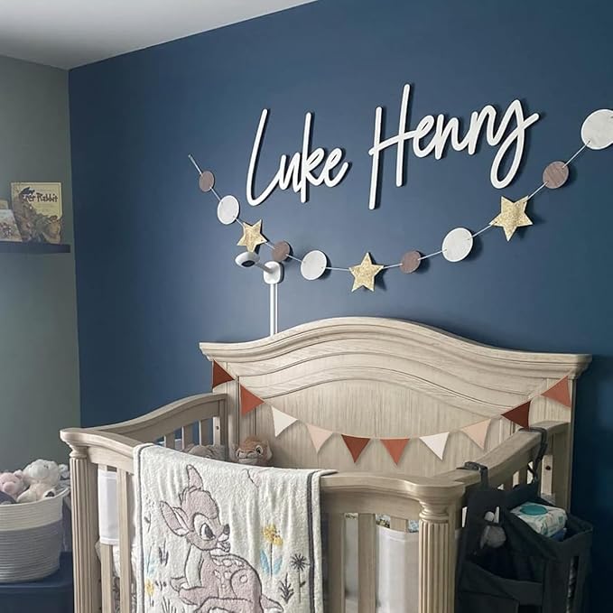 Pennant Banners Bunting Flags Beige and Coffee, Garland Triangle Banners Fabric for Boho Shower Wedding Party Decorations Nursery Playroom Decor(Beige Coffee)