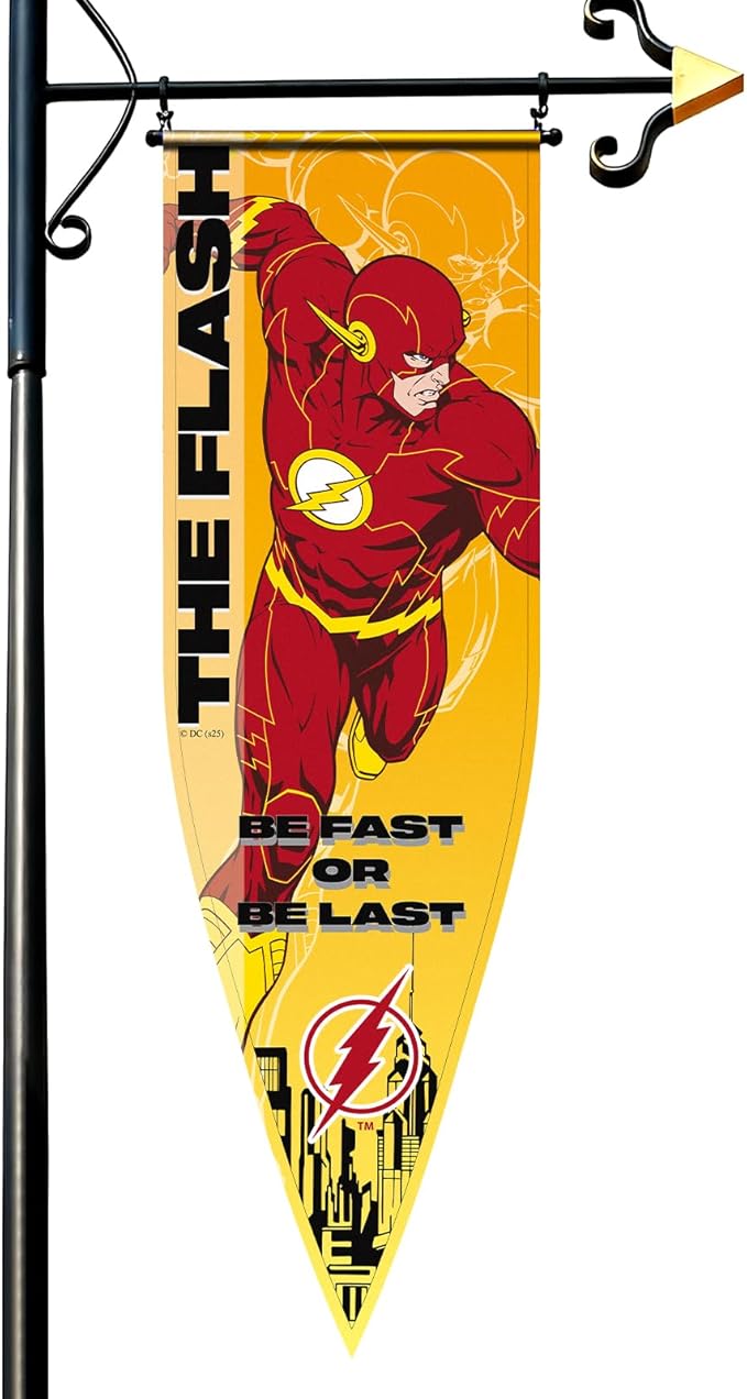 Superhero Banner Flag Backdrop Decor, 18"x59" Hero Themed Hanging Flags, Vibrant Party Decoration, Kids Bedroom Wall Decor