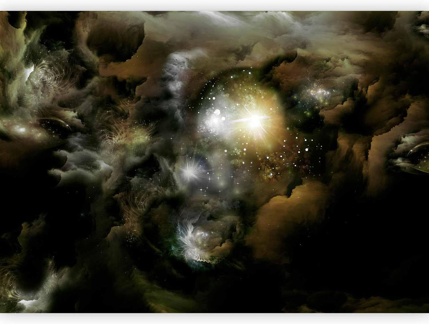 artgeist Wall Mural Cosmos Galaxy 116x83 in - Peel and Stick Self-Adhesive Wallpaper Removable Large Sticker Foil Wall Decor Print Picture Image Design n-A-0027-a-b