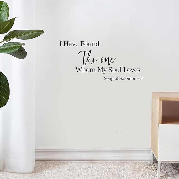 iinuu Bible Verse Wall Stickers Set, 7 Inspirational Scripture Wall Decals with Faith & Blessing Quotes, Christian Wall Art for Home, Bedroom, Nursery, Office or Church Decor