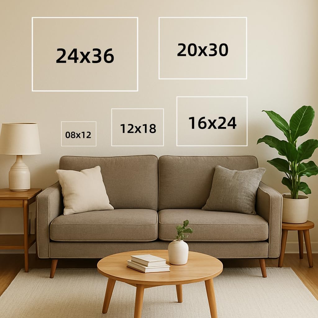 Personalized Custom Canvas Prints: 8L x 12W Framed Photo On Canvas Transform Your Photos into Stunning Wall Art Digitally Printed (8L x 12W, Framed)