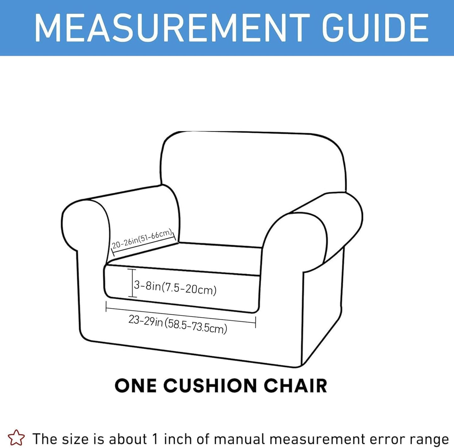 hyha Waterproof Couch Cushion Covers, Stretch Sofa Couch Seat Slipcover for Dog Washable, Non-Slip Waterproof Outdoor Cushion Covers for Patio Furniture Replacement (1 Piece for Small, Peacock Blue)