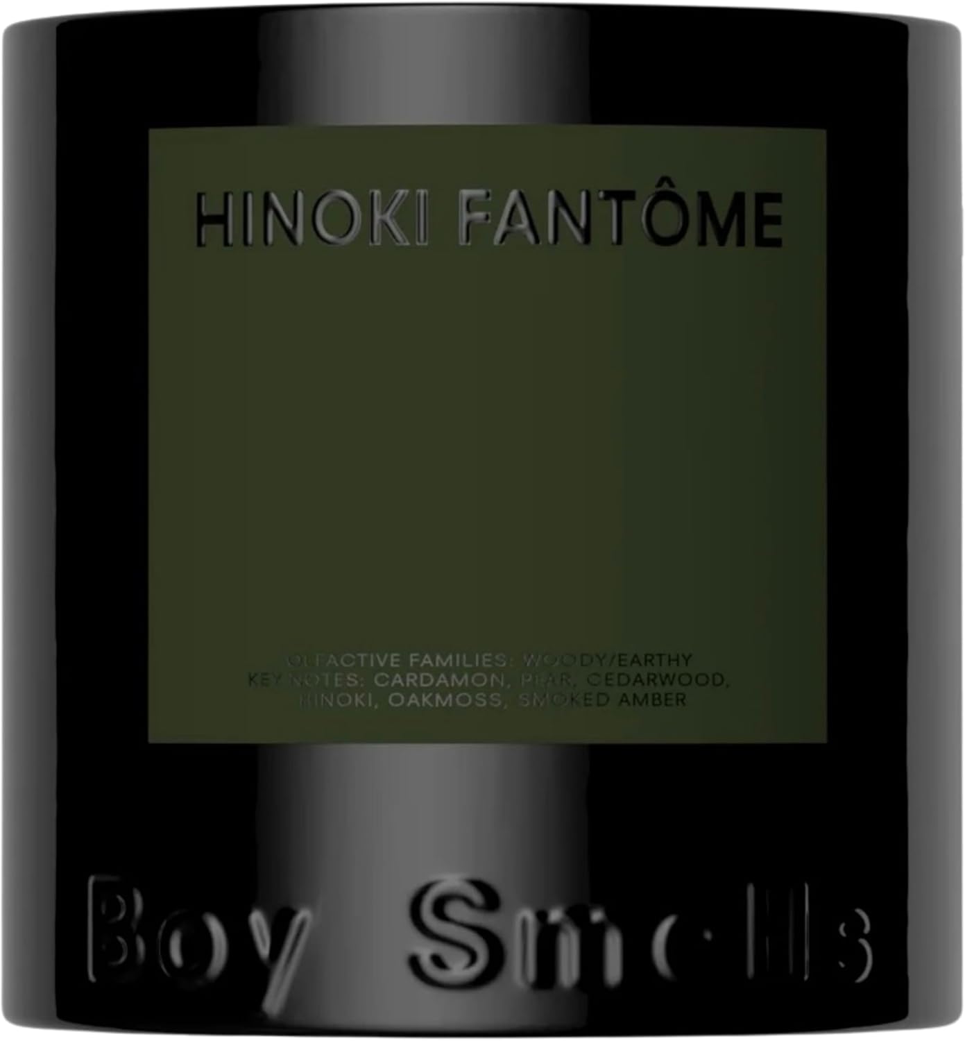 Hinoki Fantôme Scented Candles for Men and Women - 8.5 oz - Soy, Coconut Wax Candle Blend - Aromatic Candles for Home with Japanese Cypress, Jasmine and Smoked Amber - 50-Hour Burn - Cotton Wick