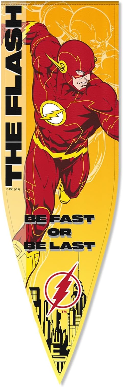Superhero Banner Flag Backdrop Decor, 18"x59" Hero Themed Hanging Flags, Vibrant Party Decoration, Kids Bedroom Wall Decor
