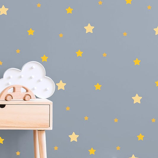 Stars - Easy-to-Apply & Removable Wall Stickers: Transform Your Toddlers Bedroom with Durable, Vibrant Peel-and-Stick Wall Decor – Stickers for Kids