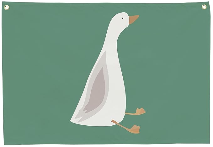 Silly Goose Quote-Nursery Rectangular Canvas Banner Wall Decor for Nursery Bedroom Playroom Decor,Poster Flag Sign Wall Art for Baby Boy Girl Kids-Baby Shower Birthday Christmas Gift-Home Decor