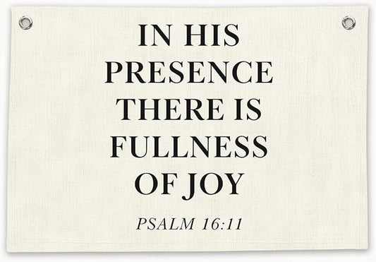 RTXLEZM Christian Home Room Decor, Jesus Christian Canvas Banner Wall Hanging, Minimalist Bible Verse Wall Art Prints for Bedroom Home Prayer Church Room Decor, 20x30 Inch