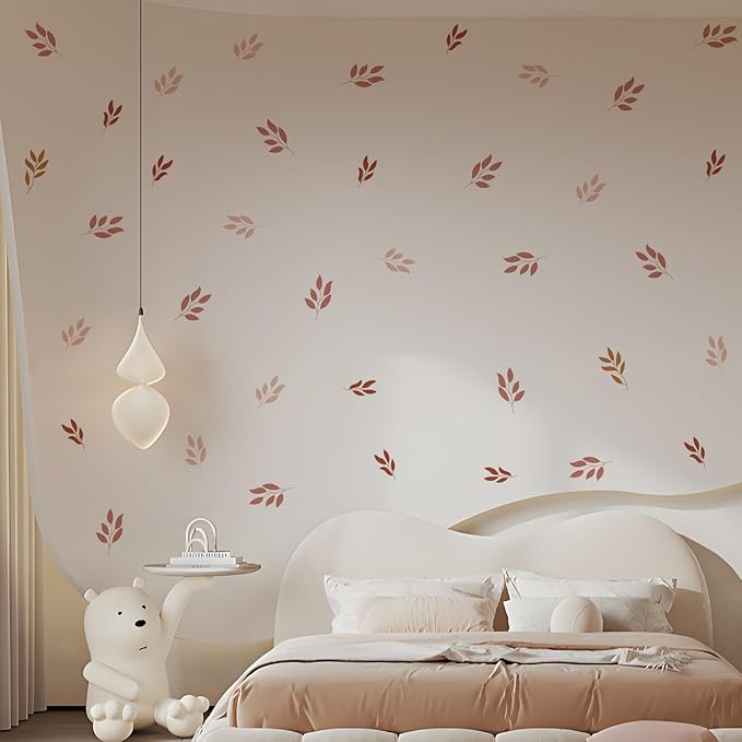 QUCHENG Boho Wall Stickers Girls Bedroom Removable Wall Decals Nursery Kids Room Decor Vinyl Murals DIY Cute Decorations 6 Sheets