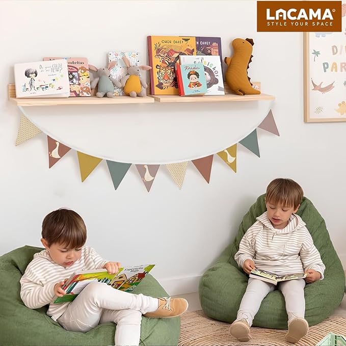 Lacama Goose Birthday Part Decorations，Baby Girls Boys Kids Room Decor, Funny Geese Triangle Bunting Banners for Farm Animal Baby Shower First Birthday Party Decorations，Kidroom