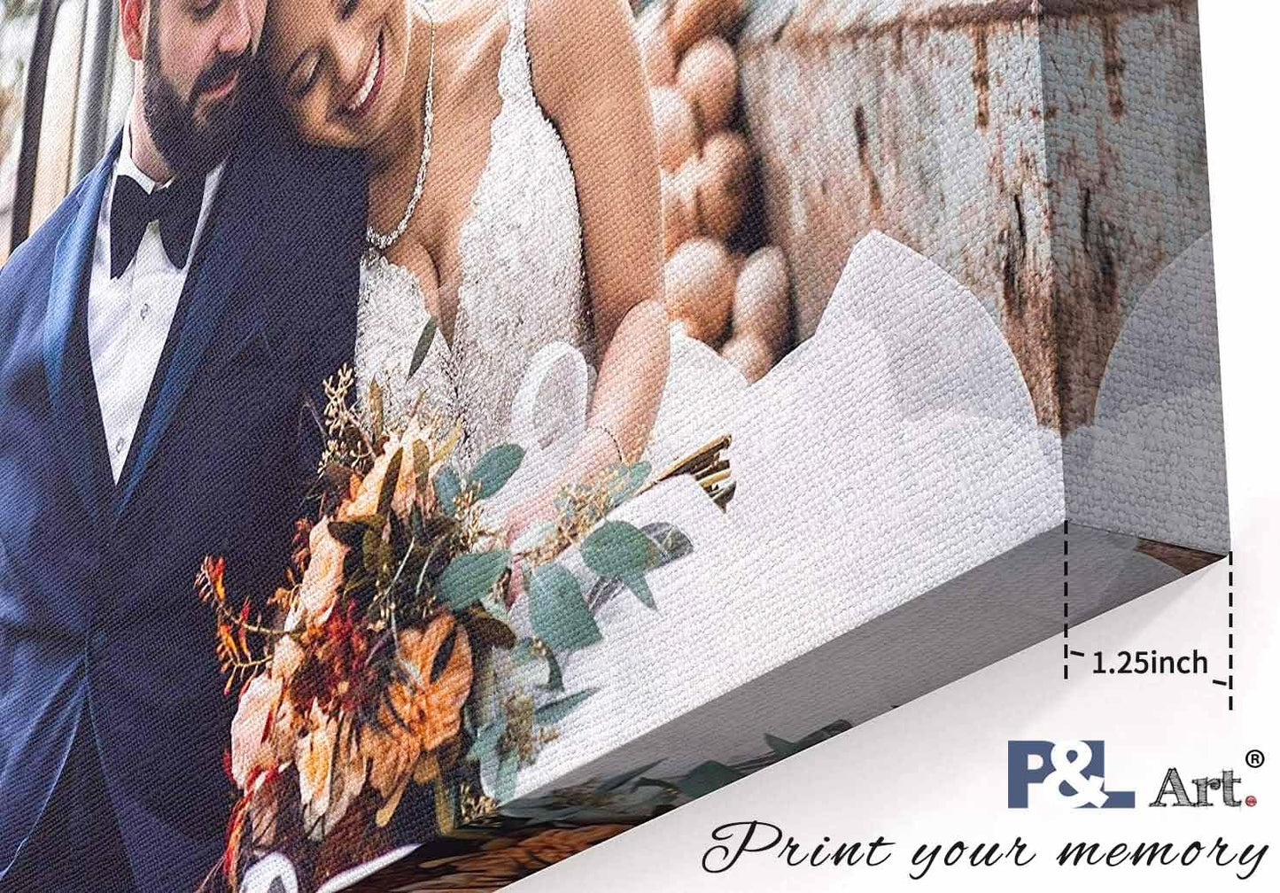 Personalized Custom Canvas Prints: Photo On Canvas (Framed Canvas, 12x18) Transform Your Photos into Stunning Framed Wall Art Digitally Printed Photo To Canvas Ideal for Home Decor