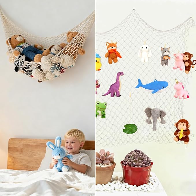 Decorative Fishing Net 3 Pack, 5x10 ft Large Beige Fish Net Decor for Wall, Photo Display, Nautical Mermaid Pirate Ocean Themed Beach Hawaii Under the Sea Party Decorations