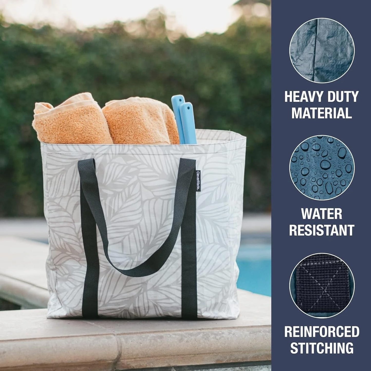 CleverMade Under Bed Storage Bag - Collapsible Storage for Shoes and Clothes Easy Use - Heavy Duty Utility Bag Home