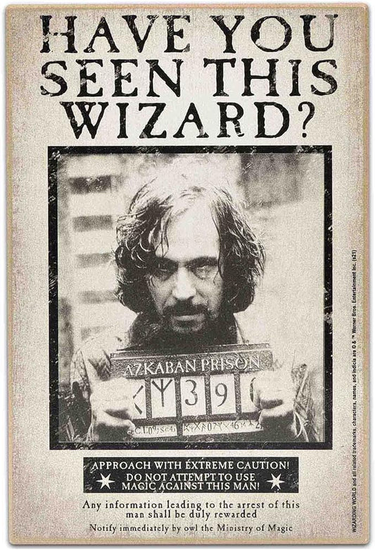 Harry Potter Have You Seen This Wizard Sirius Wood Wall Decor - Vintage Harry Potter Wall Art for Bedroom or Movie Room