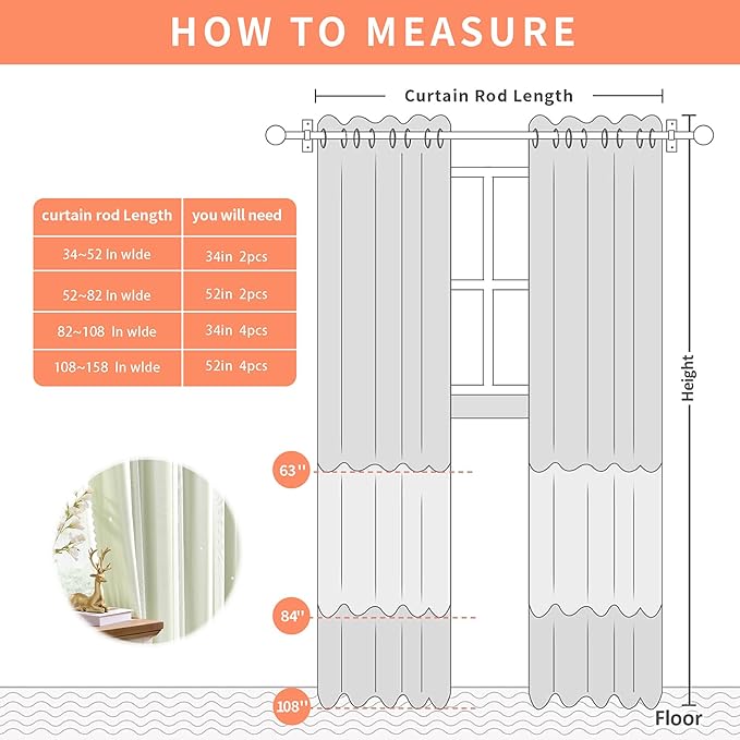 XiDi Green Short Blackout Curtains for Bedroom 54 Inches Long 2 Panels Set, Hollw Star Design, Thermal Insulated Energy Saving Window Treatment Curtains Blackout Drapes, W34 x L54 Inch, Sage Green