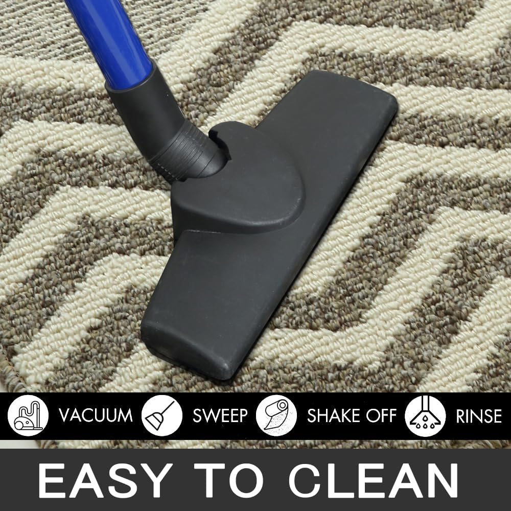 Indoor Doormat, Non-Slip Front Door Mats, Outdoor Welcome Mat Washable, Low Profile Indoor DoorMats for Entryway, Floor Inside Back Door Mats (32"x48")