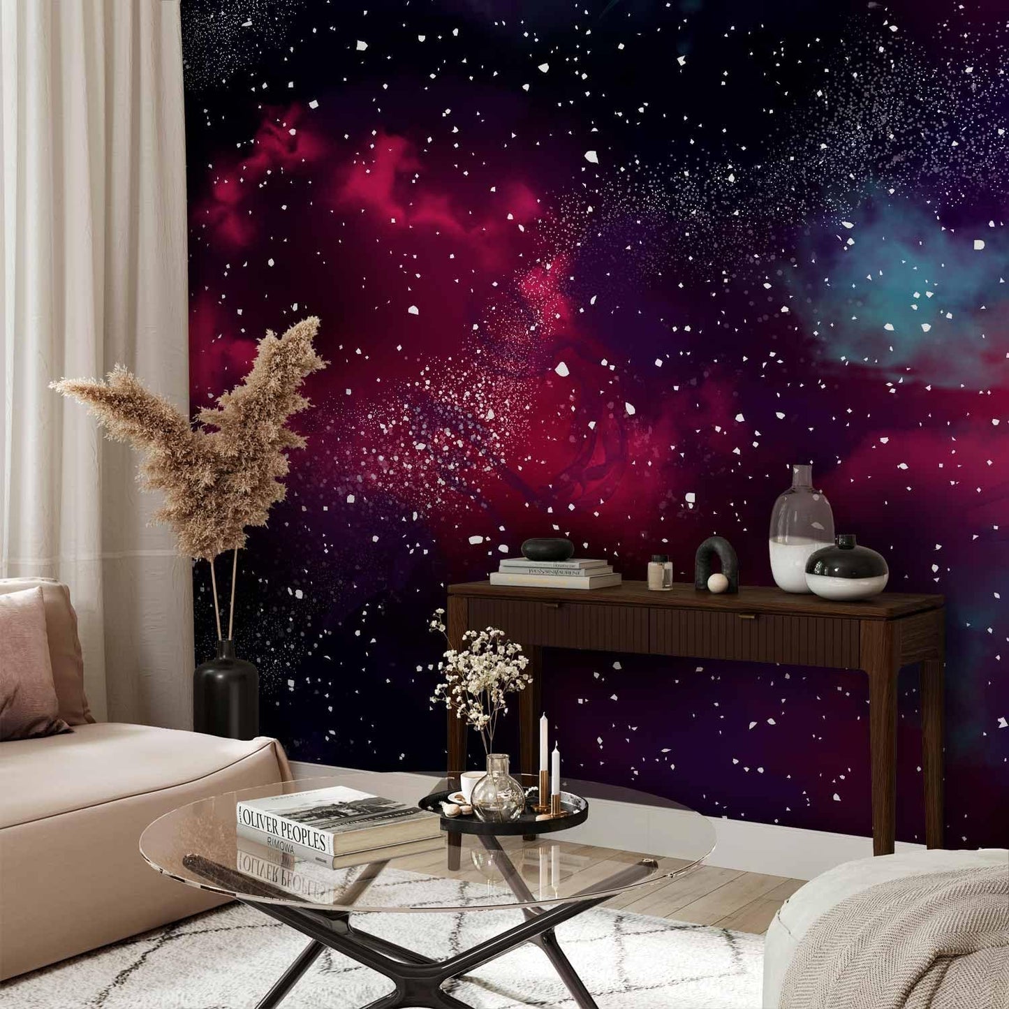 artgeist Premium Wall Mural Space 79x55 in - Non-Woven Wallpaper Fleece Wall Decor Photo Print Picture Image Design Home Mural Galaxy Universe Cosmos Sky a-A-10326-a-a
