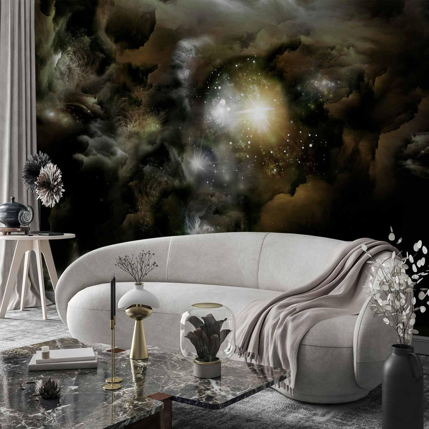 artgeist Wall Mural Cosmos Galaxy 118x83 in - XXL Non-Woven Wallpaper Fleece Wall Decor Photo Print Picture Image Design Home n-A-0027-a-b