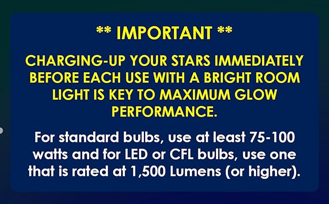 Glow in The Dark Stars - Includes Installation Material and Constellation Guide, 200 Glowstars and Bonus Moon, Only Glow Stars Stickers Powered by Our Trademarked Illumaglow2.0, Multi-Colored