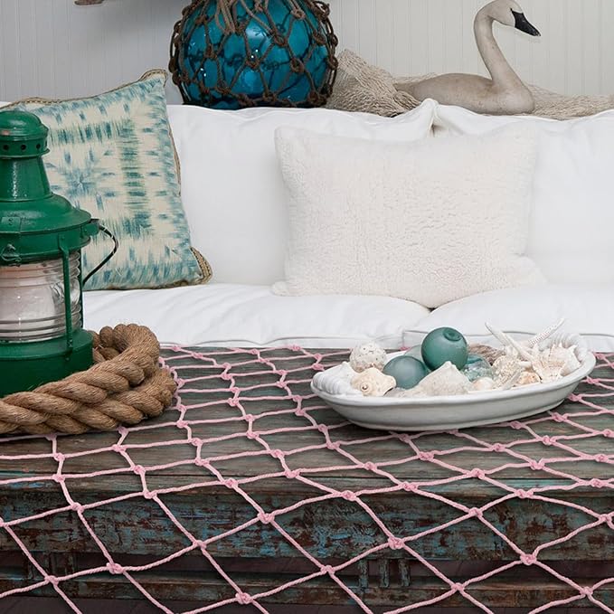 2 Pack Fish Net Decorations for Party