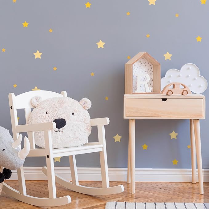 Stars - Easy-to-Apply & Removable Wall Stickers: Transform Your Toddlers Bedroom with Durable, Vibrant Peel-and-Stick Wall Decor – Stickers for Kids