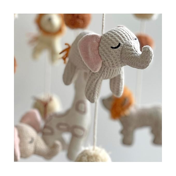 Crane Baby, Safari Nursery Decor for Boys and Girls, Ceiling Hanging, 11" x 28", Jungle Nursery Decor, Ceiling Hanging Decorations