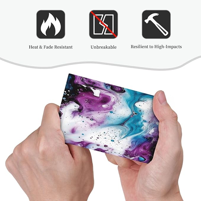 Light Switch Cover Plate Purple Blue Swirl Marble Tiles 1 Gang No Device Blank Electrical Wall Plates Faceplate Decorative Switch Plate For Bed Room Living Room Decor