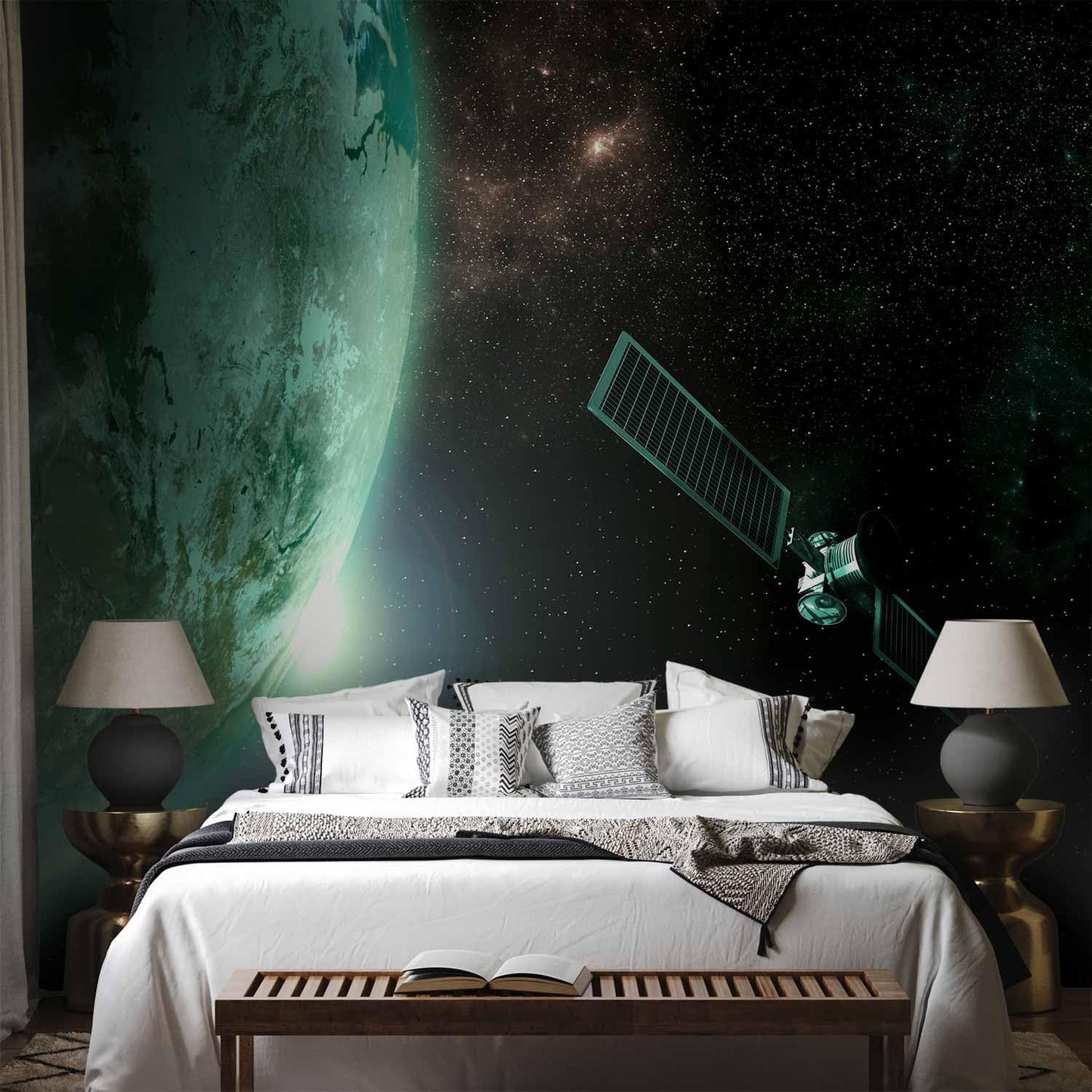 artgeist Wall Mural Cosmos Galaxy 173x124 in - Peel and Stick Self-Adhesive Wallpaper Removable Large Sticker Foil Wall Decor Print Picture Image Design n-B-0007-a-b