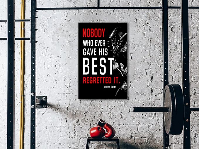 Football League Sports Decor • Superstar Quote Inspirational Poster Canvas Wall Art • Success • Motivational Artwork Modern Home Decor For Home,Office,Gym,Classroom Wall Decor Framed Ready to Hang