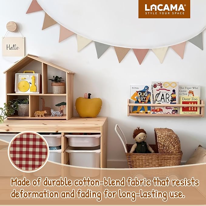 Lacama Nursery Decor Boho Pennant Banner Flags,Toddler Girl Room Decor, Boho Nursery Baby Girls Boys Banner Toddler Room Decor for Kids Bed Baby Shower Birthday Party